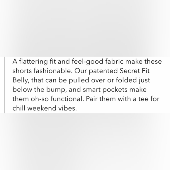 MOTHERHOOD Maternity Cargo Shorts Soze Large - Picture 6 of 6